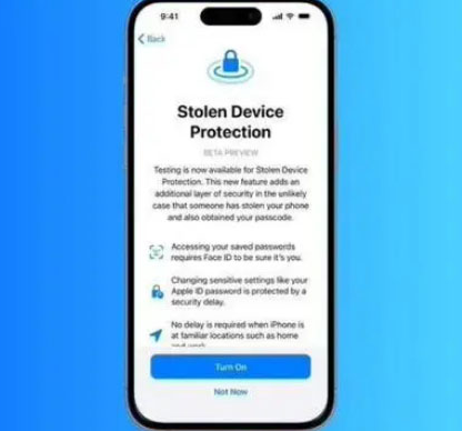 东城街道苹果授权维修店分享被盗设备保护功能开启方法 